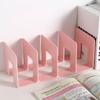 4 Grid Multi-Purpose Bookends Book Storage Stand Organizer Holder Desk Bookshelf For Book Cd Magazine File Office Supplies