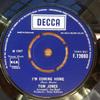 7inch Record TOM JONES - I'm Coming Home F12693 Decca 1967 UK Rock Used