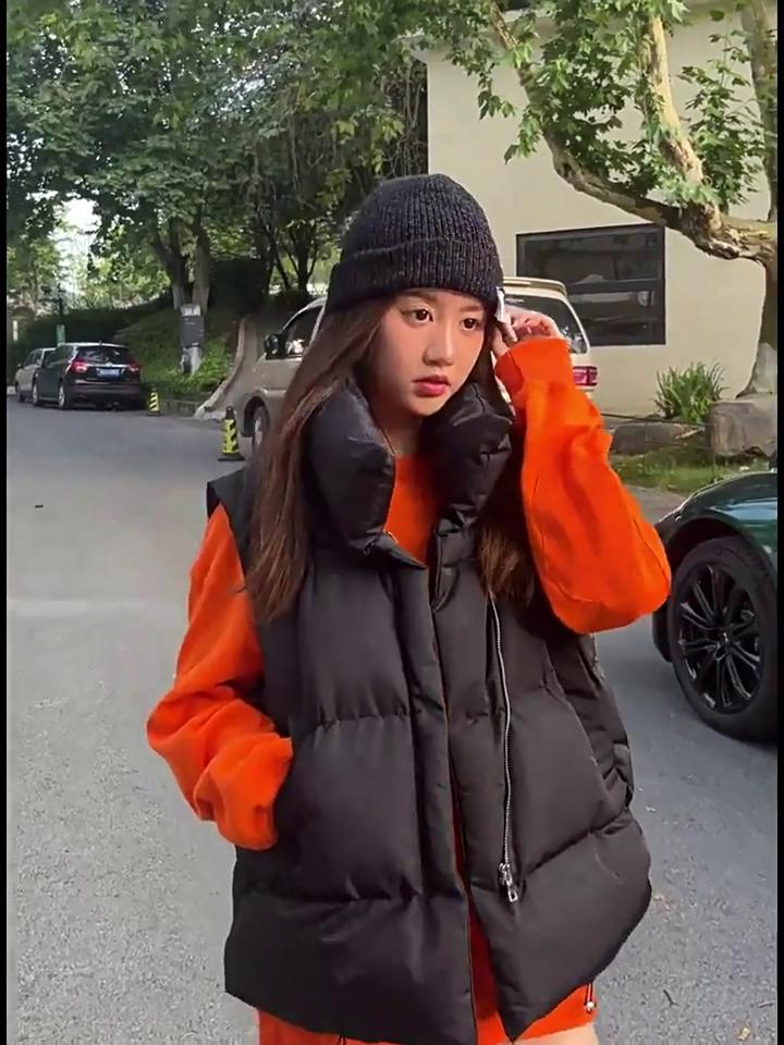 Осенне-зимний короткий жилет из хлопка для женщин, новый корейский стиль, свободный приталенный жилет для ароматерапии, универсальное пальто, тренд