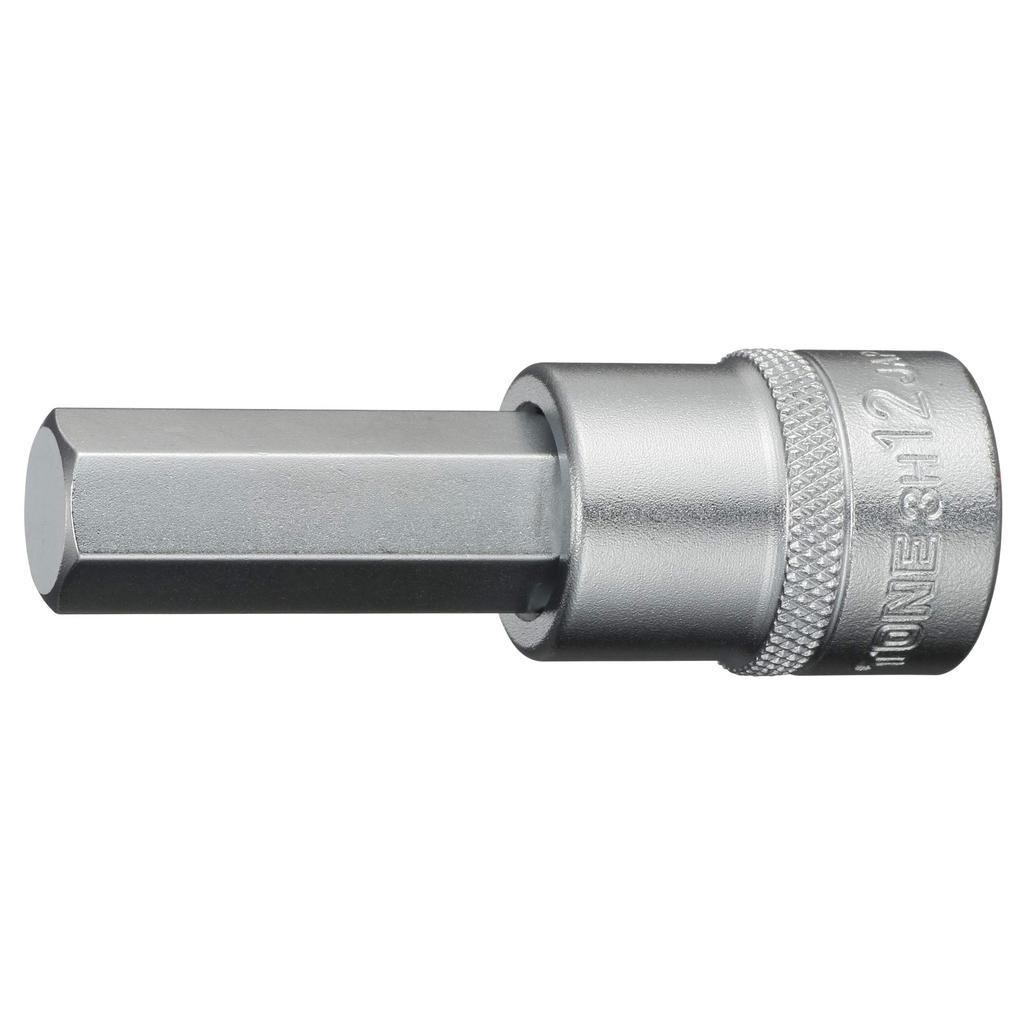 TONE Hexagon Socket Drive Angle Width Across Flats 12mm HP3H-12 9.5mm (3/8")