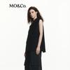MO&Co. New Chinese Style Wide Shoulder Frayed Cuff Vest