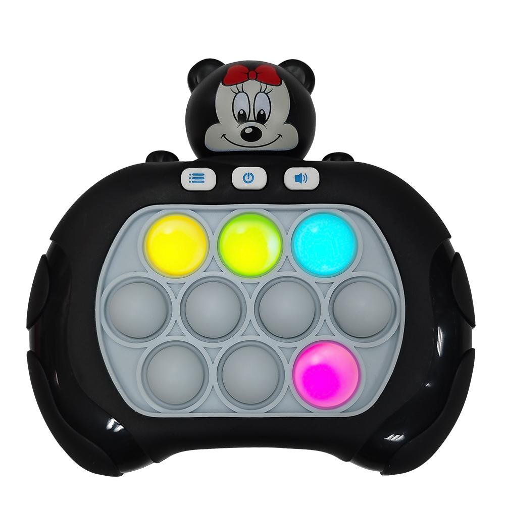 2024 Новый Пикачу Быстрая Нажималка Игра Pop Up Fidget Пузырь Электронная Pop it Pro Игра Свет АнтиСтресс Игрушки Для Взрослых Детей Подарок 2024