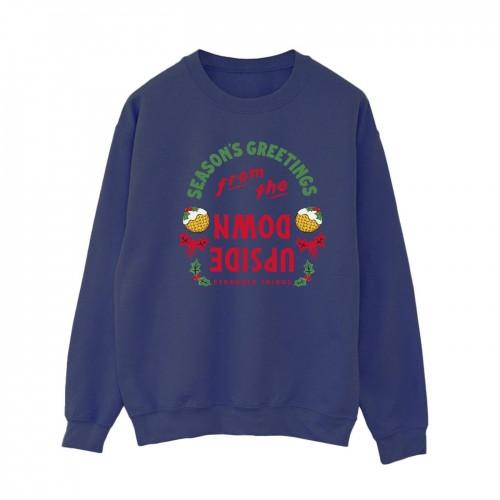 Netflix Womens/Ladies Stranger Things Upside Down Seasons Greetings Sweatshirt