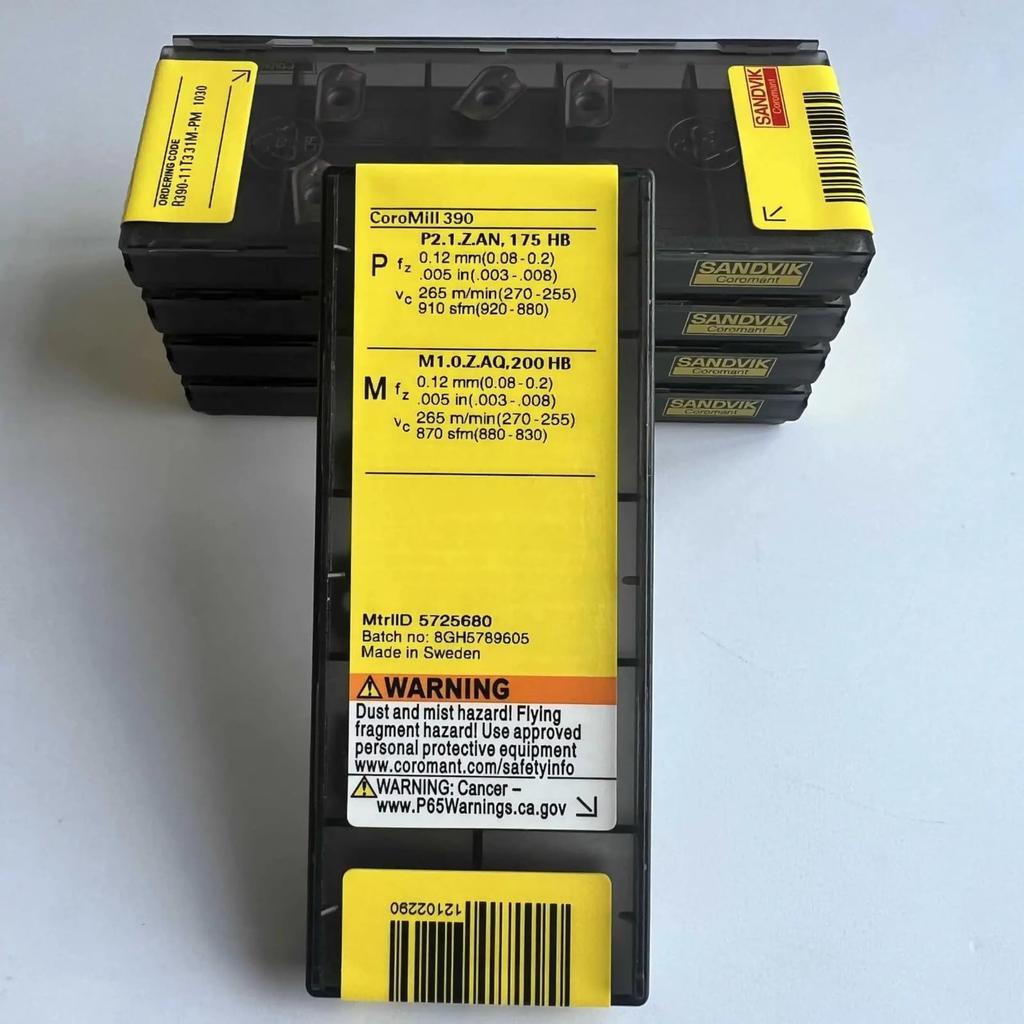 Original Sandvik / R390-11T331M-PM 1030 / CNC Lathe Carbide Blade 10 PCS