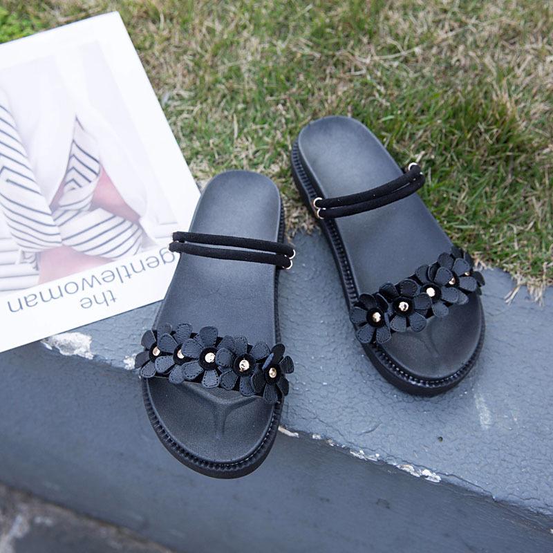 Женские сандалии с цветами, модные, в стиле феи, летние новинки 2025 года, плоская подошва, модные, универсальные, обувь римского типа, два способа носки