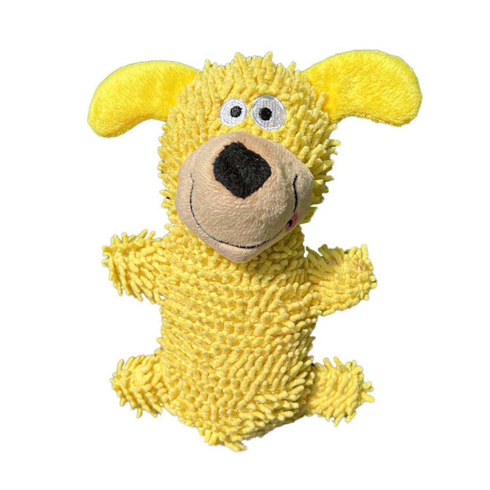 Funny Cartoon Squeaky Dog Creative Wear-resistant Pet Shake Sound Soft Portable Pet Interactive Grinding Teeth