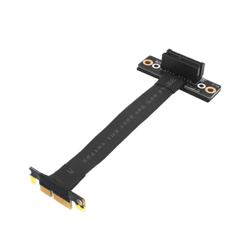 Fast Speed PCIE3.0 1x Extension Cable Supporting Full Bandwidth Data Transfer for Graphics Networking and Sound Cards