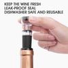 Вакуумная пробка для вина, пробки для винных бутылок со встроенным вакуумным насосом, силиконовые колпачки для герметизации винных бутылок, пробки для удаления воздуха Wine Saver