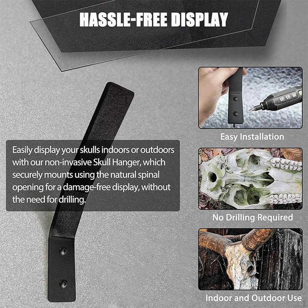 Кронштейн для крепления черепа оленя на стену, простая установка, декор для дома и сада