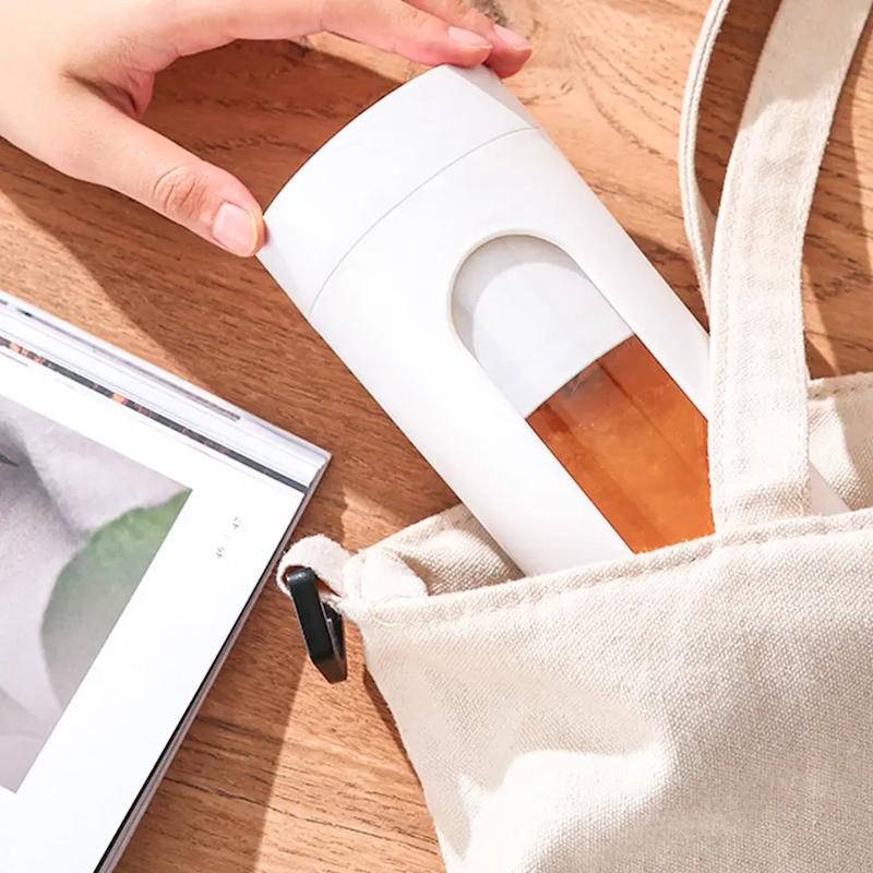 Портативный перезаряжаемый USB-блендер-соковыжималка с мини-чашей для измельчения льда, автомобильный блендер для фруктовых соков.