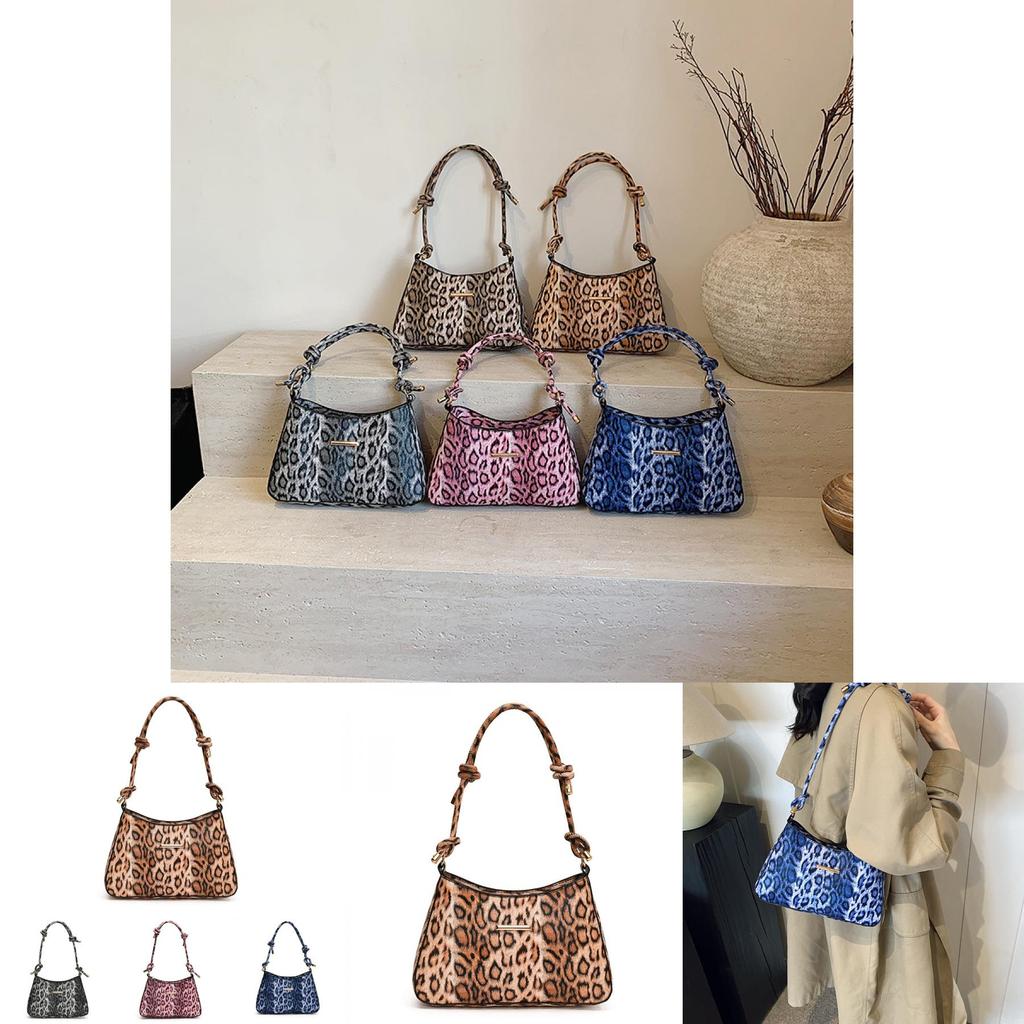 Trendy Leopard Print Shoulder Bag For Women In Stylish Pu Material For Fall Winter