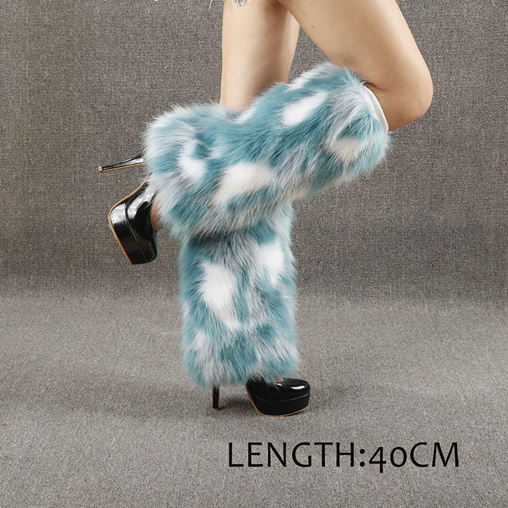 40cm Boot Socks Y2K Foot Covers Warm Ankle Warmer Stage Performance