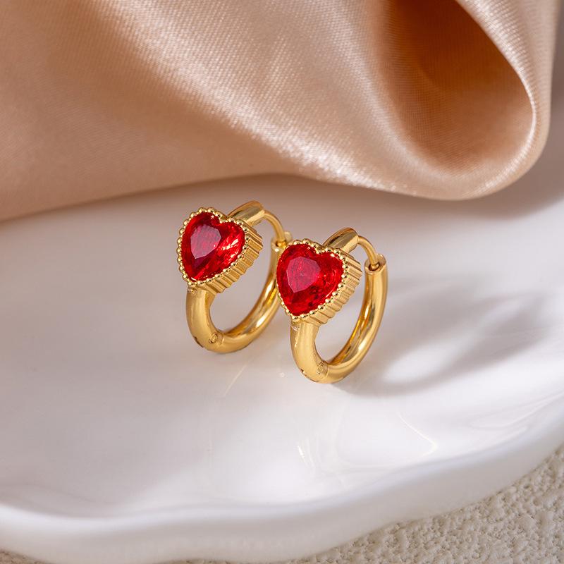 Высококачественные серьги-звезды из нержавеющей стали с винтажными изумрудами и цирконами