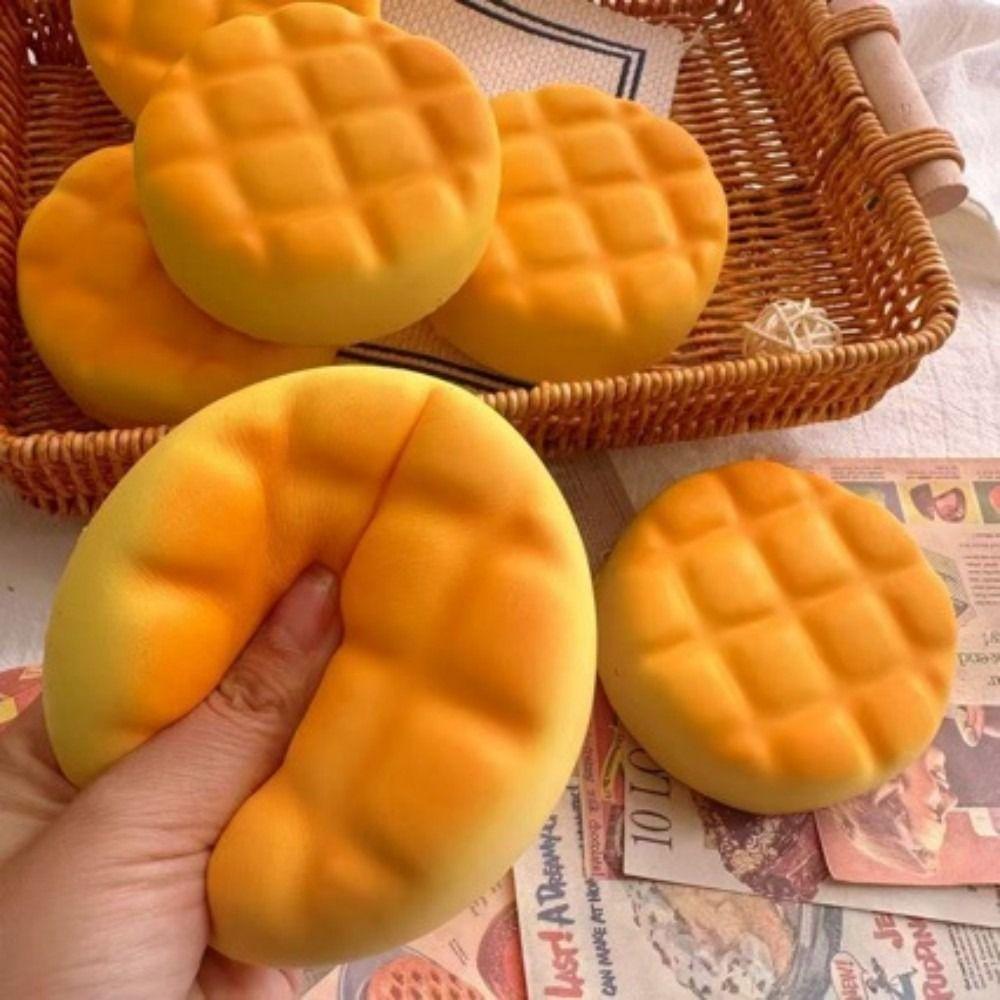 Slow Rebound Simulation Bread Squeeze Toy Soft Sensory Fidget Toy for Kids Adults Gift