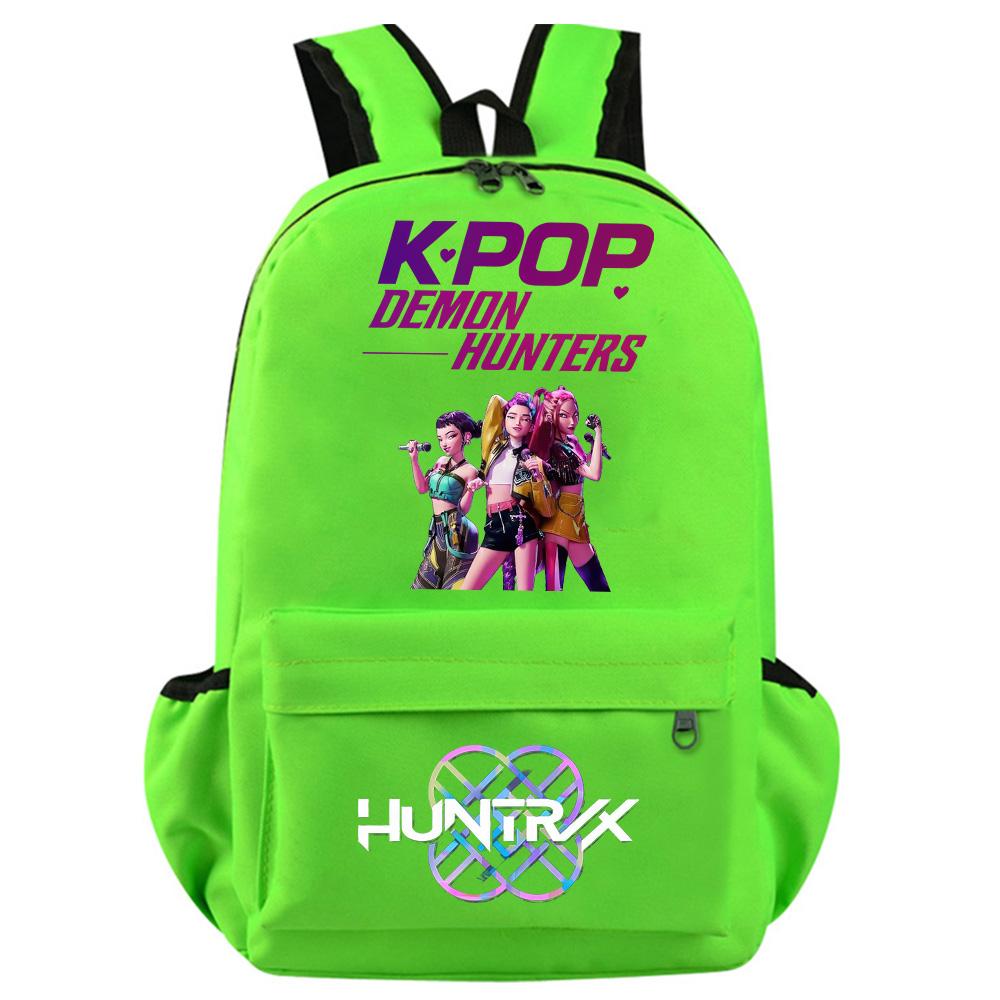 Anime Cartoon Kpop Demon Hunters Printed Backpack for Teenager Student Girl Boy Bookbag Schoolbag Women Large Capacity Travel Bag Kid Gift Mochila