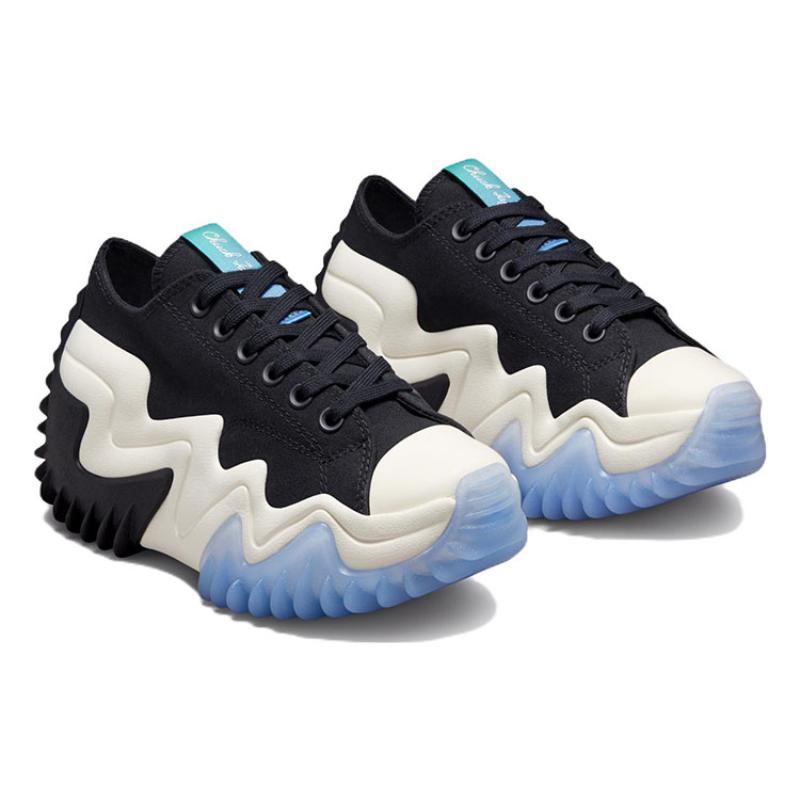 Converse Run Star Motion Удобные Повседневные Эспадрильи Унисекс Черно-Синие