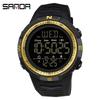 Sanda Luminous Waterproof Sport Wristwatch - Fashionable, Simple, Versatile, and Perfect for Students.
