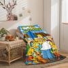 Cartoon Simpson Series Double-Sided Flannel 3D Digital Printing Blanket Blanket