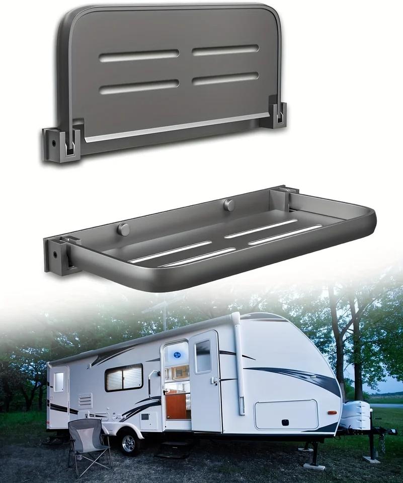 Les étagères pliables en aluminium rabattables pour camping-car sont utilisées pour le rangement mural dans les camping-cars et les camping-cars