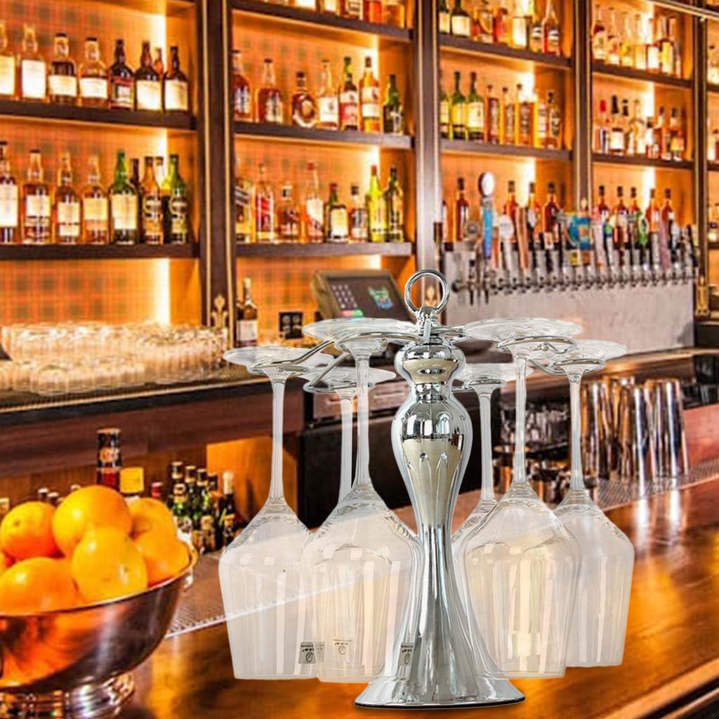 Современная подставка для винных бокалов Подставка для демонстрации винных бокалов Отдельно стоящий настольный держатель Подходит для дома, кухни, бара