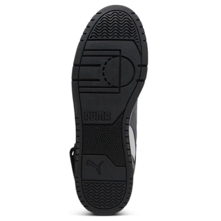 Puma Rbd Game Casual Comfortable Thin Sole Breathable Mid-Top Skate Shoes Unisex Skate Shoes Black White 385839-32
