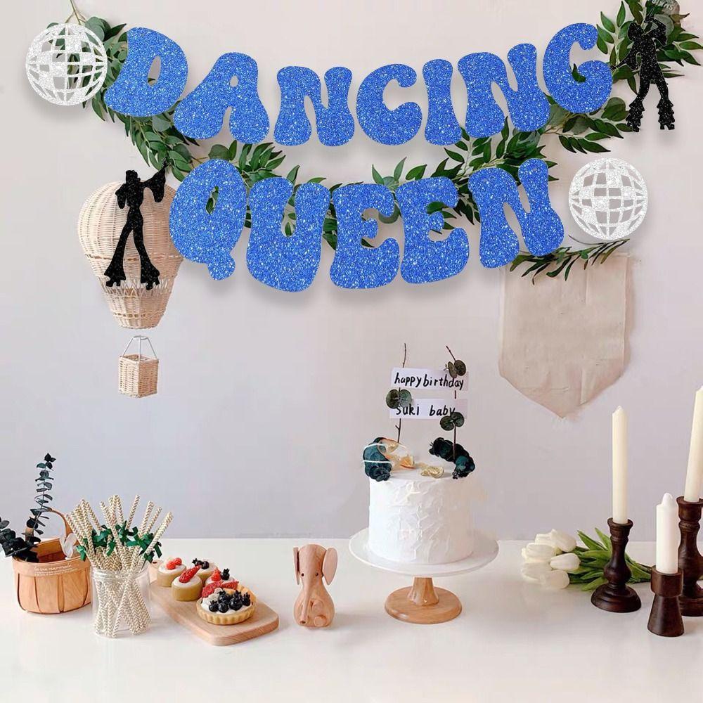 Blue Glitter  Mamma Mia Birthday Wedding Party  Girls