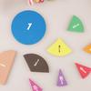 Good Quality Round Shape Skills Training EVA Math Fraction Arithmetic for Indoor Arithmetic Toys