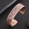 Talisman Health Bracelets Tree Of Life Luck Knot Runes Trinity Magnetic Cuff Bangles Women Men Adjustable Bracelet
