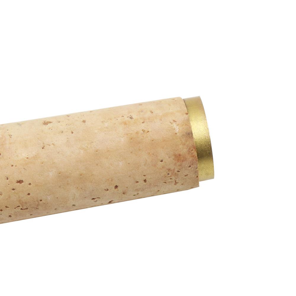 Alto Saxophone Sax Bend Neck Brass Material 24.5mm with Cleaning Cloth Saxophone Accessory