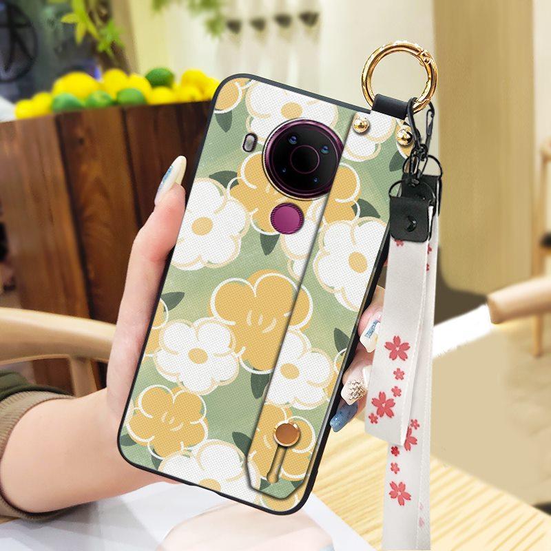 Anti-dust Wristband Phone Case For Nokia 5.4 Lanyard Protective Dirt-resistant Ring Phone Holder Waterproof Durable