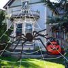 30-200cm Halloween Big Plush Spider Horror Halloween Decoration Party Prop Outdoor Giant Spider Decor Chamber Prank Black Spider