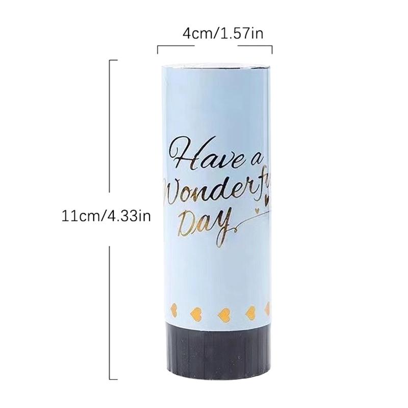 5 шт. конфетти пушки праздничный фейерверк пушка конфетти хлопушка ручная выпускной рождественский день рождения свадьба принадлежности для вечеринки