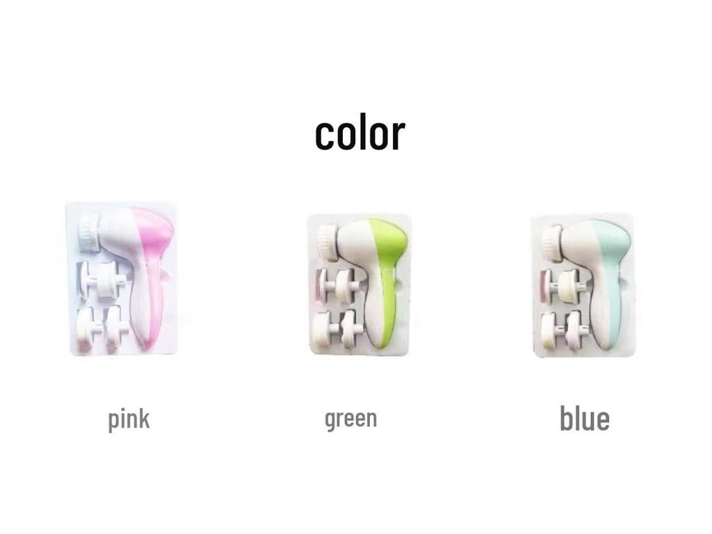 Электрическая щетка 5-в-1 для очищения и массажа лица для глубокого очищения пор