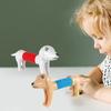 Retractable Toy Various Shapes Stretchable Head Tail 360-degree Twisting Dachshund Dog Fidget Toy for Children