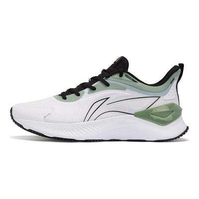 Кроссовки Li Ning Yue Ying 3.0 Minimalist Universal Shock Absorbing Durable Breathable Low Top для бега для мужчин White Green ARHU023-3