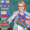 1 Set Kids Felt Math Board with 1-10 Numbers Operation Symbols Addition Subtraction Preschool Learning Kindergarten Educational Toddler Arithmetic