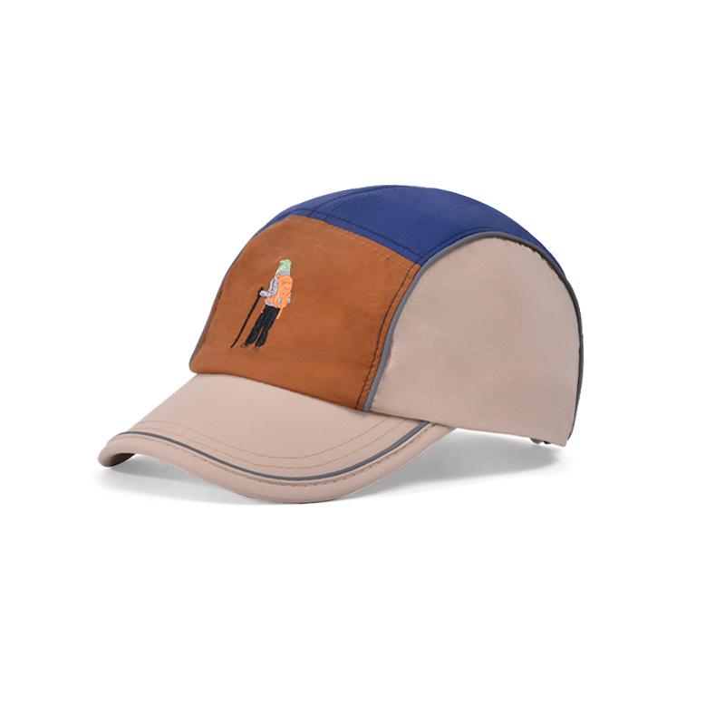 Детские летние тонкие кепки с козырьком, быстросохнущие, дышащие бейсболки для мальчиков и девочек, уличные солнцезащитные шляпы
