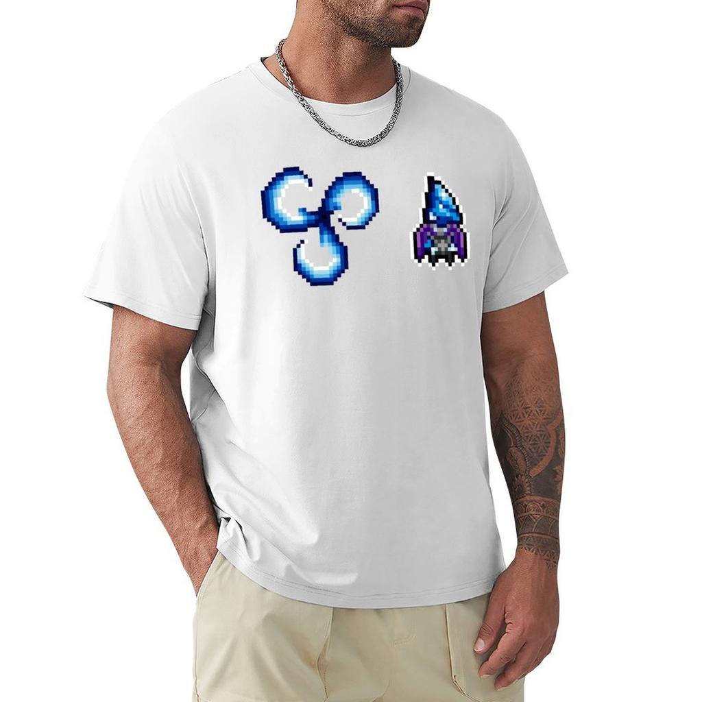 Ghosts of Creuss Faction Symbol Faction Character Pixel Art TShirt summer top blacks Short sleeve tee men