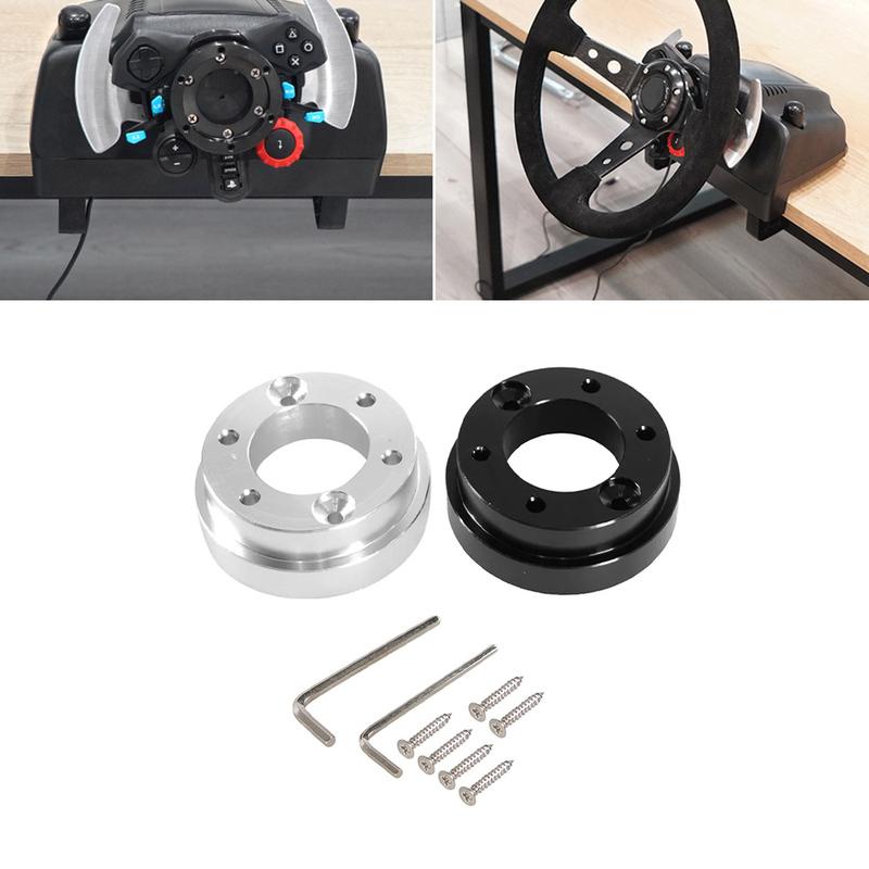 Steering Wheel Adapter Plate Hub Adapter For Logitech G25 G27 G29 G920 70mm PCD Aluminum Racing Car Game Modification Accessory