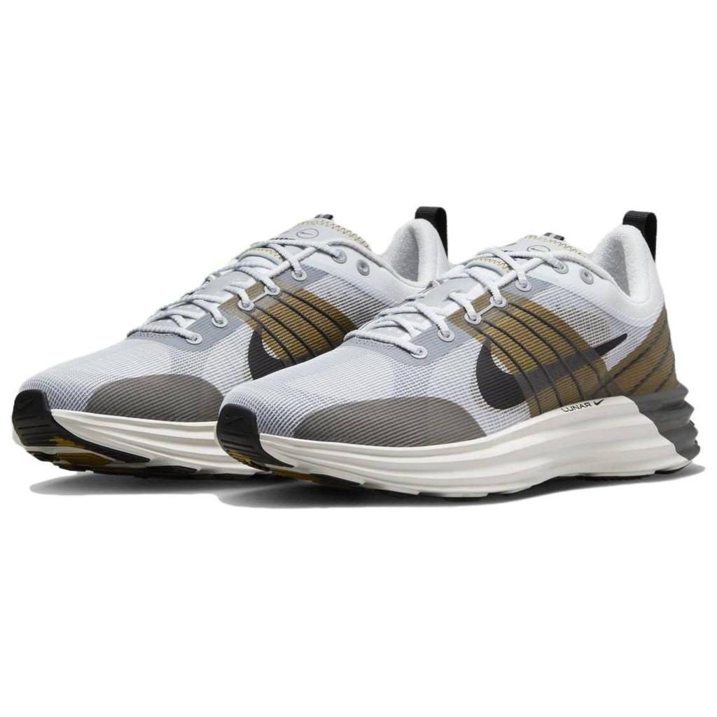 Nike Lunar Roam Desert Moss Мужские кроссовки Белые Чисто-Платиновые Черные DV2440-001