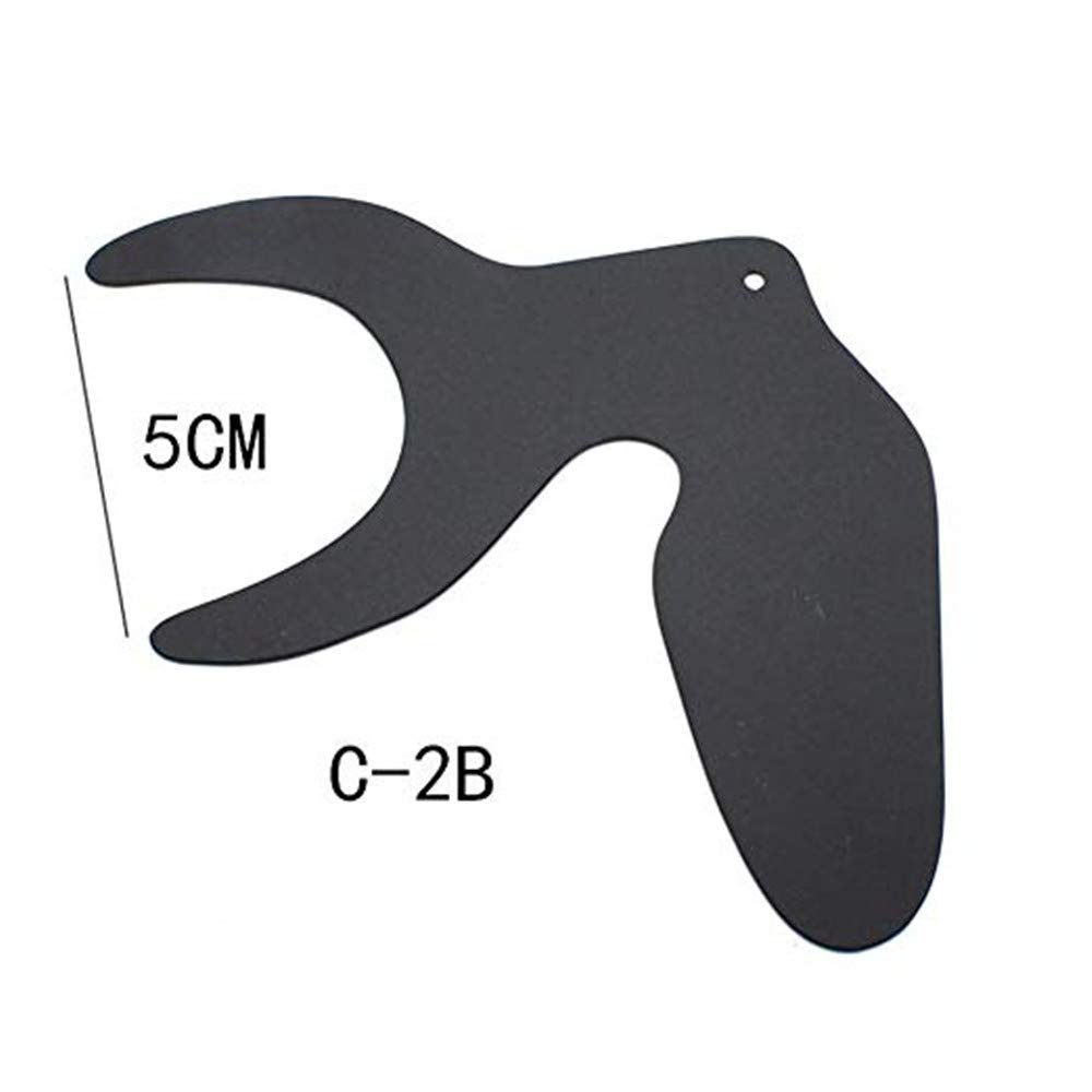 Стоматологический стоматологический фотоконтрастный черный фон Доска автоклавируемая стоматологический контраст внутриротовое фотографическое зеркало