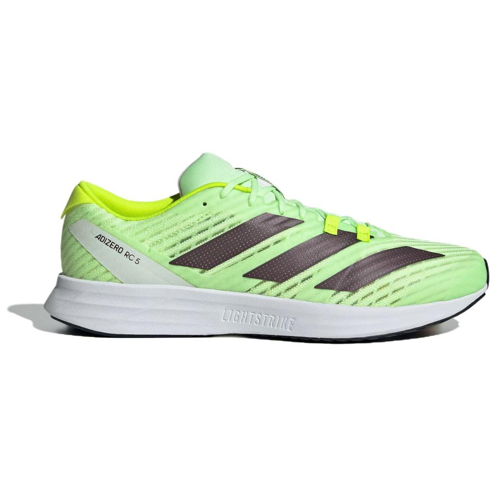 adidas Adizero RC 5 Тканевые Низкие Повседневные Тренировочные Беговые Кроссовки Унисекс Зеленый Желтый IE3720
