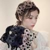 Elegant Niche Polka-dot Bowknot Headband Female All-match Net Red Korean Departure with Sweet Wide-brimmed Simple Headband