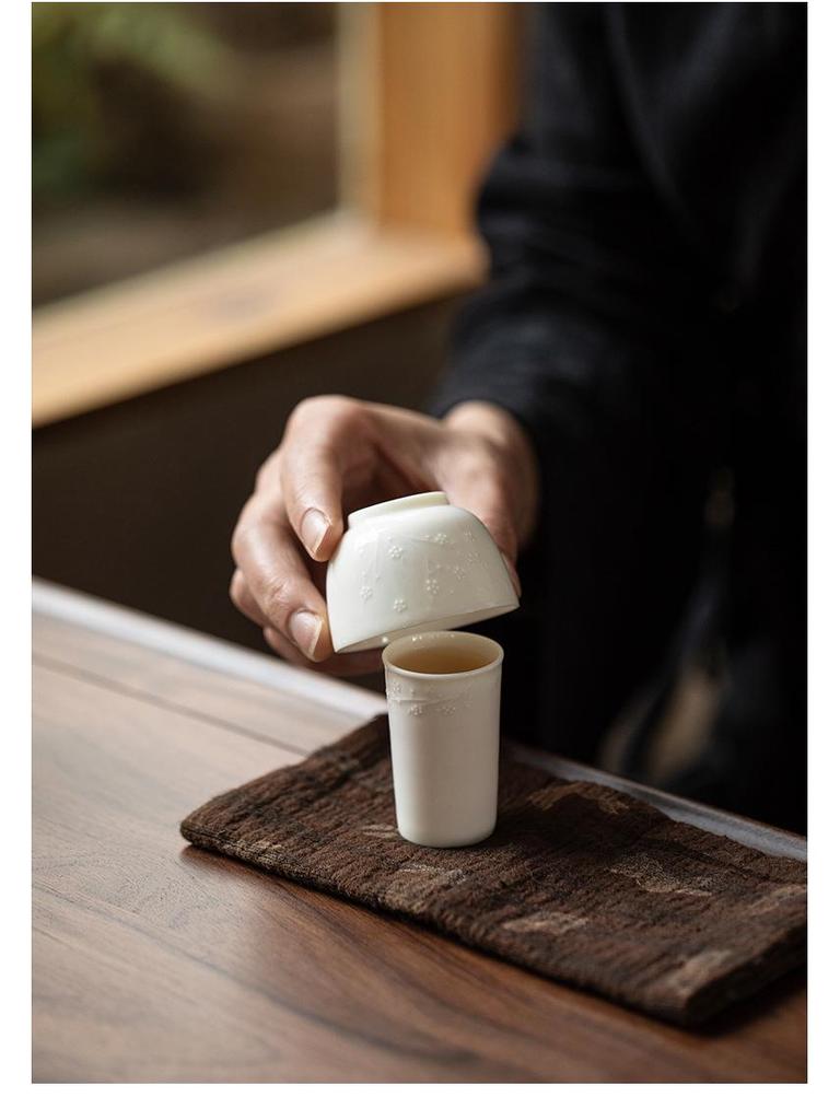 Sitaozhai Aroma Tea Tasting Cup - Single Ceramic Tea Ceremony Cup for Personal Use