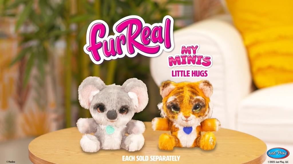 Hasbro FurReal Hugs Мини Коала, Электрическая Плюшевая Игрушка, Электронный Питомец, Интерактивный Питомец, Подходит для Детей от 12 Месяцев, G4326 (Подлинный продукт)