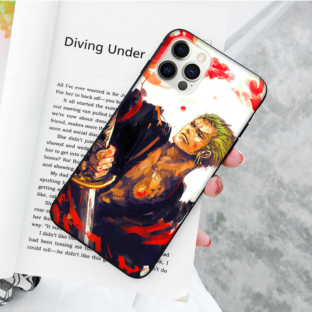 Мягкий черный чехол JW67 Robin Zoro для iPhone 16 15 Plus 14 13 Pro 8 SE XR XS Max P30 Nova 5T Y5P Y6 Y7 Y8P Y9 Realme C30 C33 C31 VIVO Y36 V27