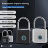 Durable Stainless Steel Smart Fingerprint Padlock for Outdoor Use