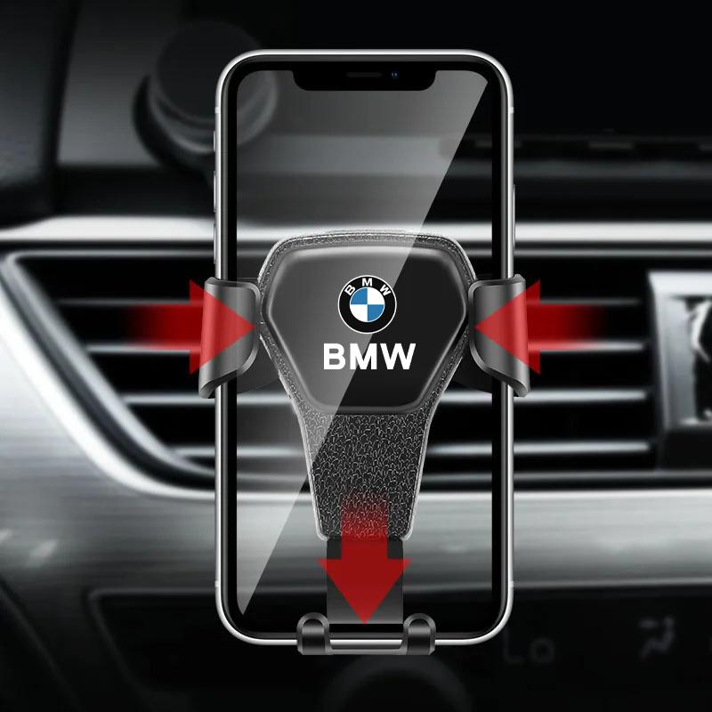 Motorcycle Sticker/Gravity Car Mount GPS Mobile Phone Holder Vent Clip Installation For BMW M E46 E90 E60 F30 F10 E39 E36 F20 X5 FC3