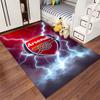 "Arsenal Logo Carpet with Lightning Design for Living Room Decor" Suitable for use as an anti-slip for living room bedroom sofas