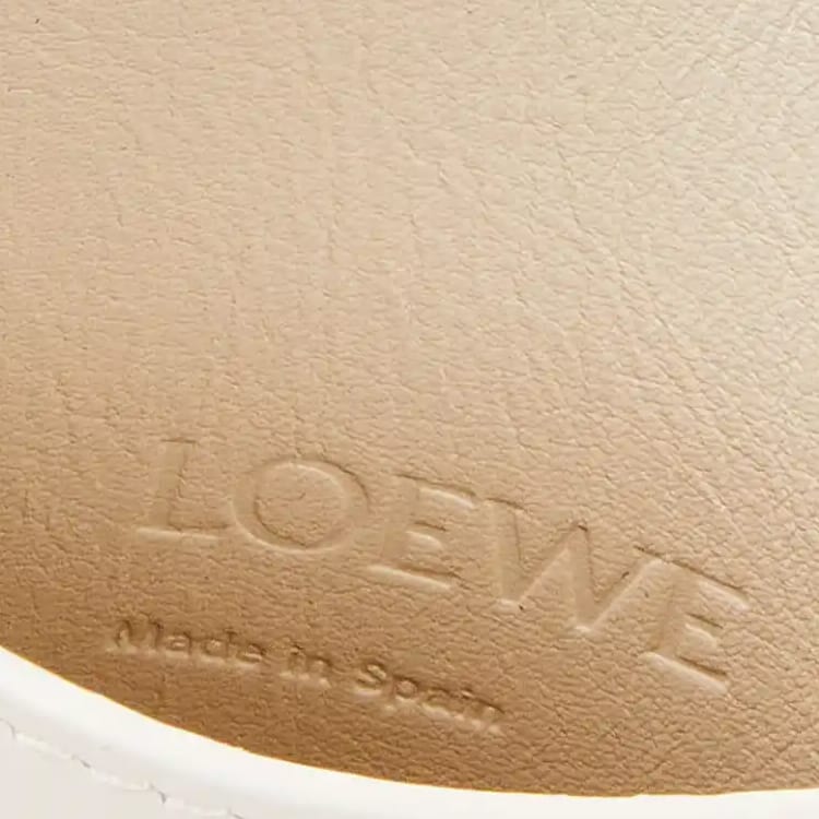 Loewe Классическая женская сумка из коровьей кожи, сумка на плечо, сумка через плечо, мягкая белая C630R12X01-1950